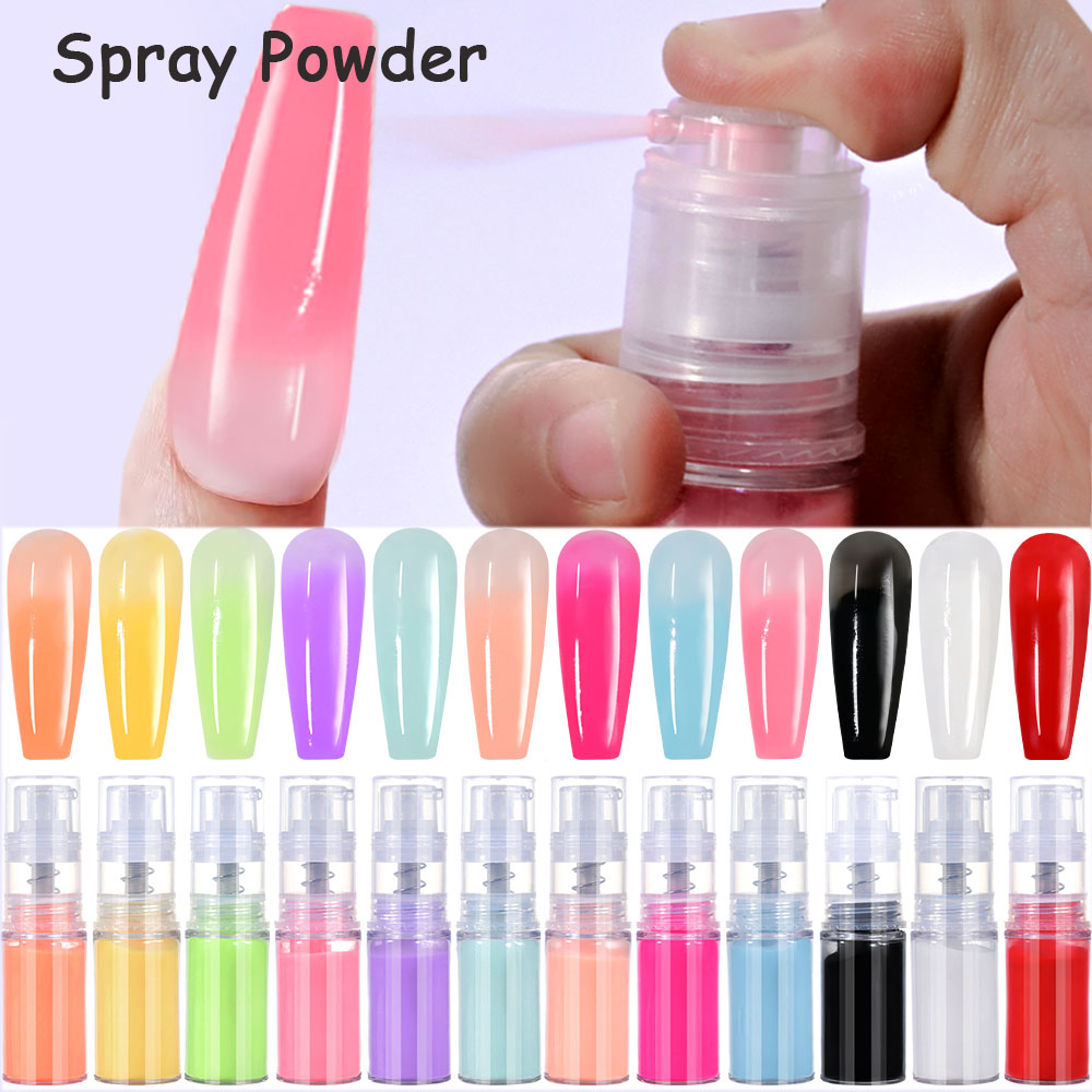 Nail Art Ombre Glitter - 10g/flasche Nail art Ombre Spray Pulver