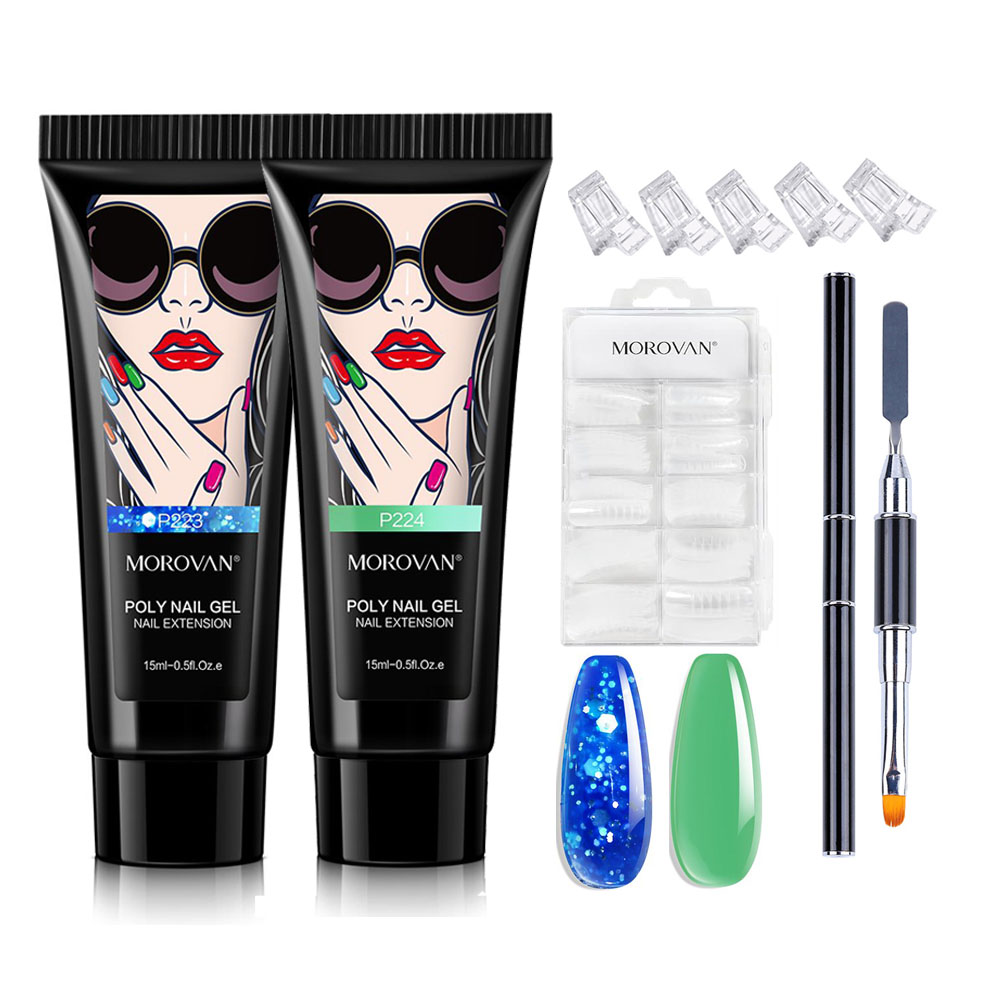 Polygel Nail Kit - Poly Nagel Gel Kit - 15ml