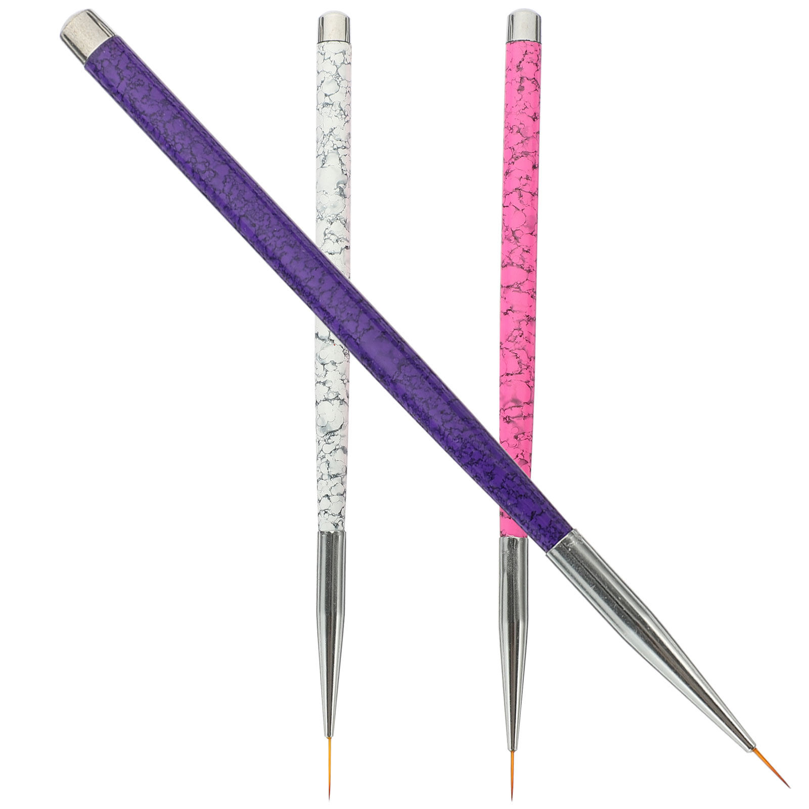 Nail Art Elegant - 3 Stück Nail Art Liner Pinselstifte,
