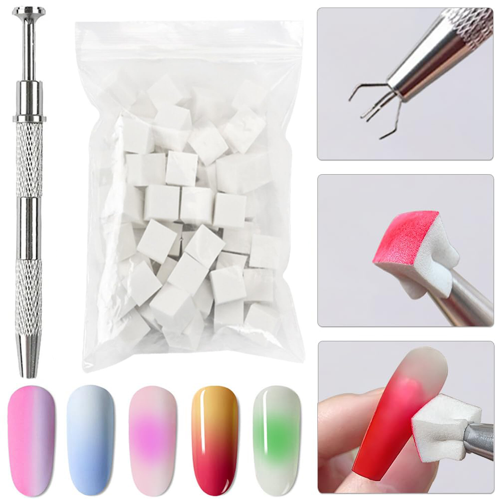 50 Stück Nail Art Schwämme + G – Nail Art Ombre Glitter Bewertung und Preis