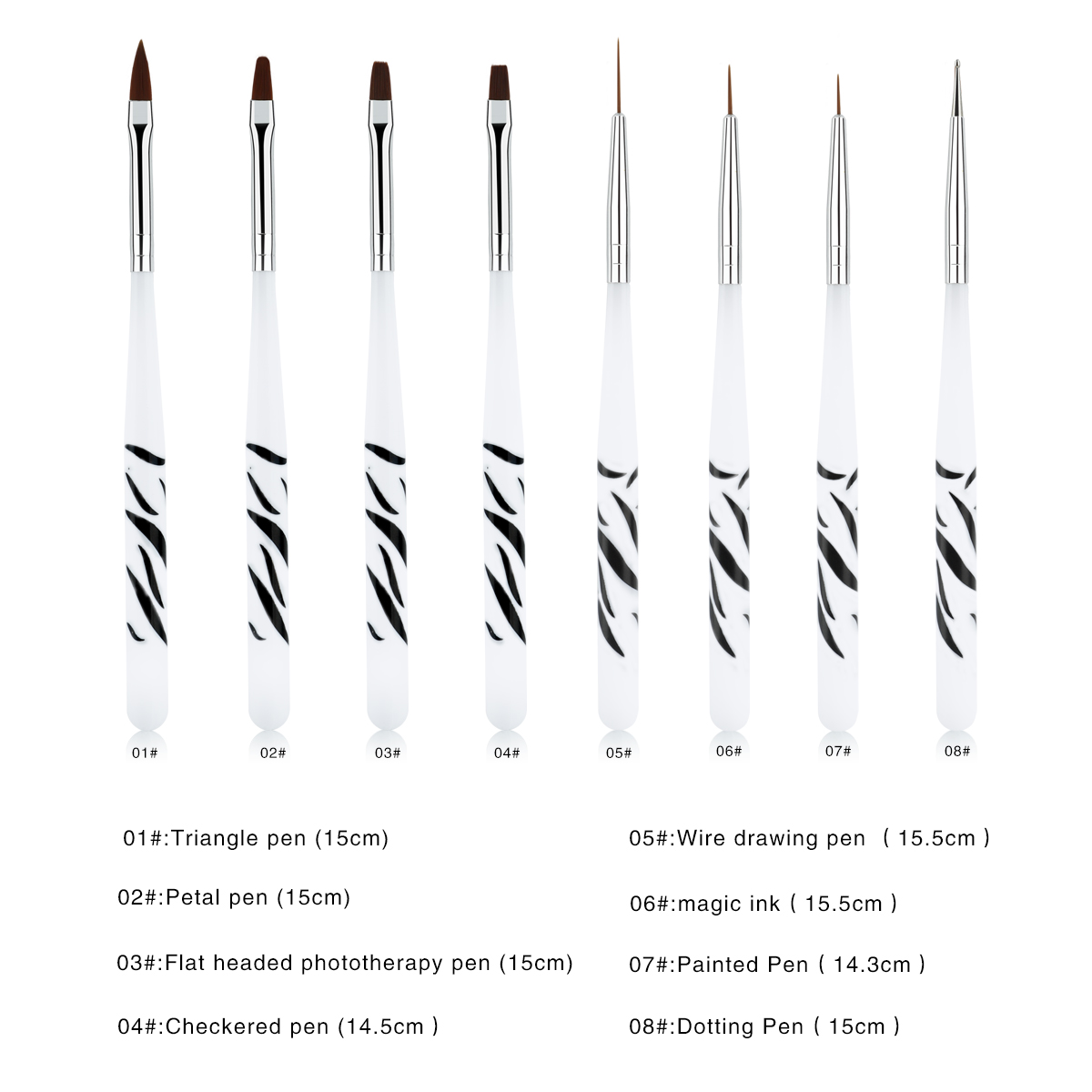 8-teiliges Nagelkunst-Pinselse – Polygel Nail Kit Bewertung und Preis