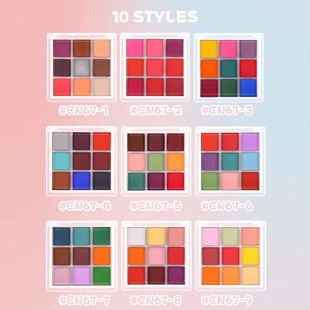 9-Farben-Nagelpigment-Palette, – Nail Art Ombre Glitter Bewertung und Preis