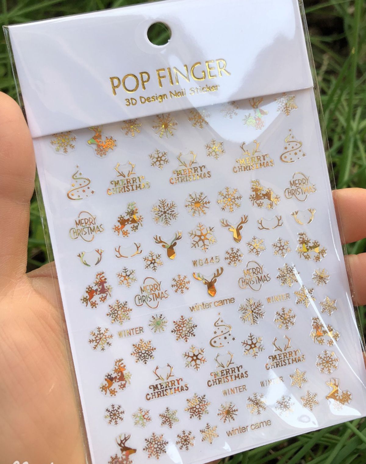 Weihnachten 3D Nagel Aufkleber – Nail Art Xmas Stickers Bewertung und Preis