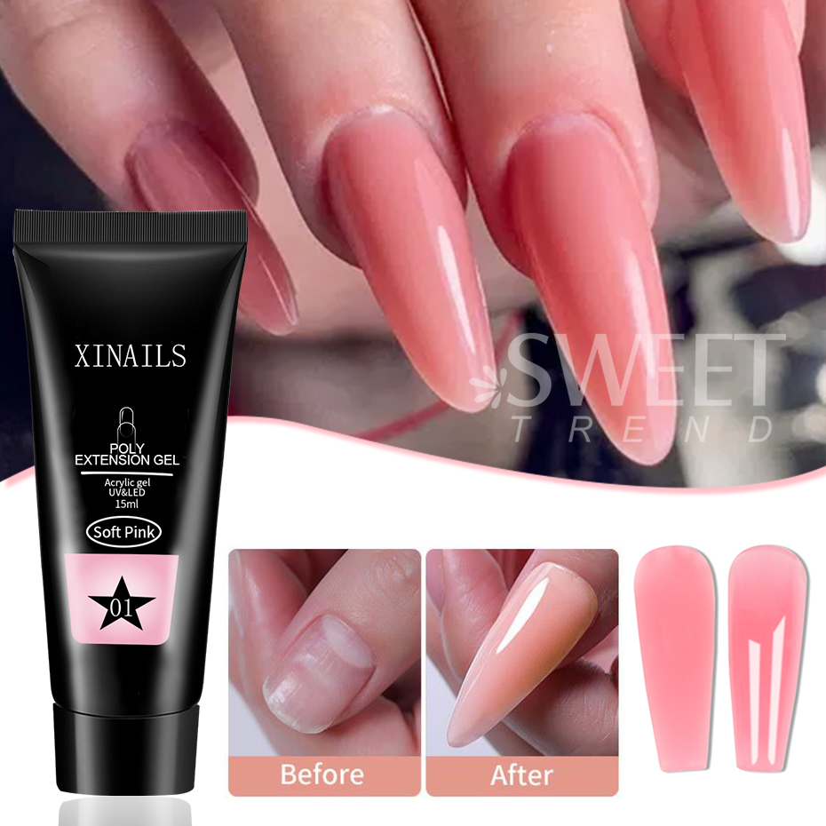 15 ml Verlängerung Nagel Gel S – Polygel Nail Kit Bewertung und Preis