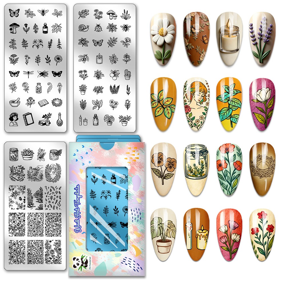 3 Stück Insekten-Pflanzen-Nage – Nail Art Inspo Bewertung und Preis