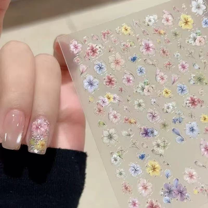 Virale Getrocknete Blumen Nage – Nail Art Ombre Glitter Bewertung und Preis
