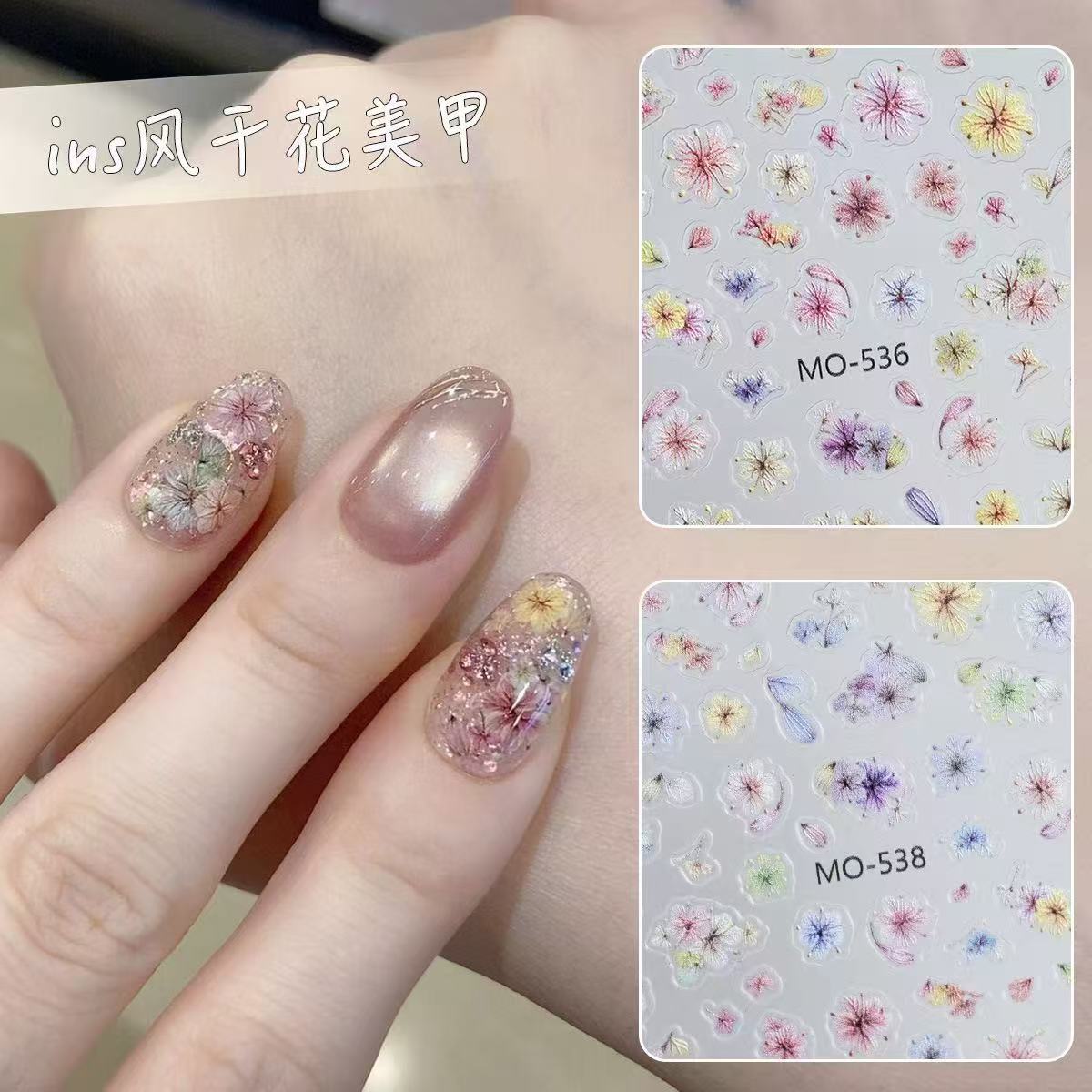 Virale Getrocknete Blumen Nage – Nail Art Ombre Glitter Bewertung und Preis
