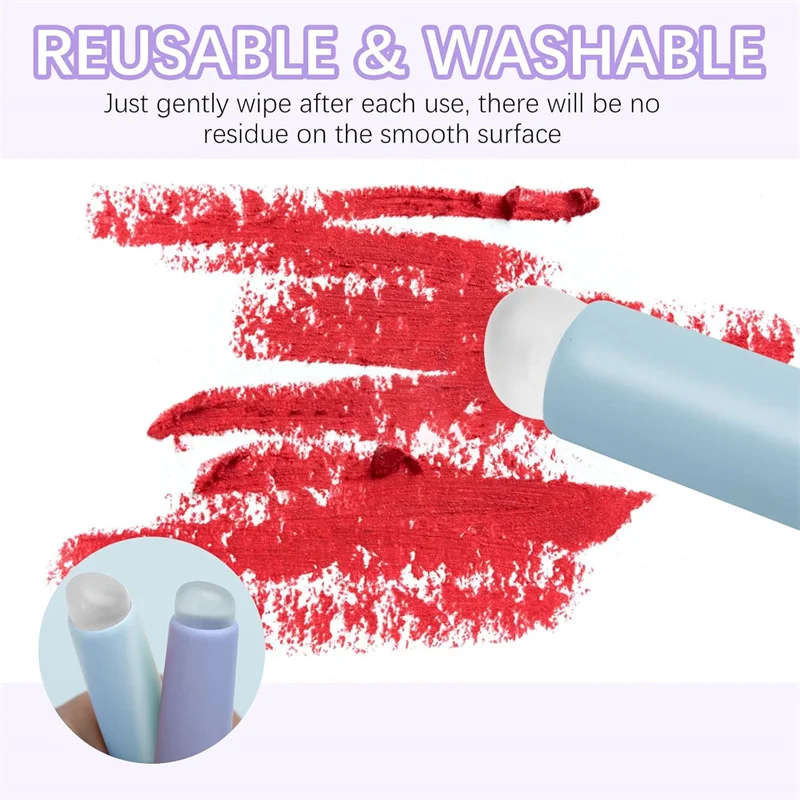 2 stücke Nail art Silikon Kopf – Nail Art Ombre Glitter Bewertung und Preis