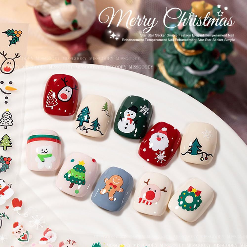 30 Blatt Weihnachts-Nagelkunst – Nail Art Xmas Stickers Bewertung und Preis