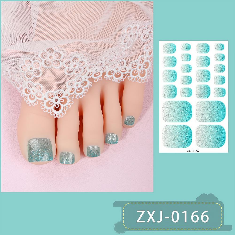 22 Glitzer-Fußnagel-Sticker mi – Nail Art Ombre Glitter Bewertung und Preis