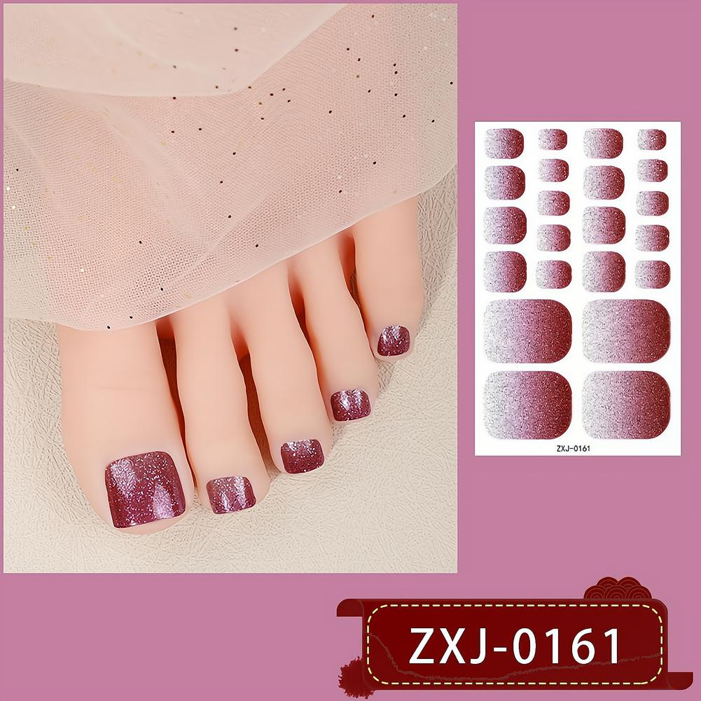 22 Glitzer-Fußnagel-Sticker mi – Nail Art Ombre Glitter Bewertung und Preis