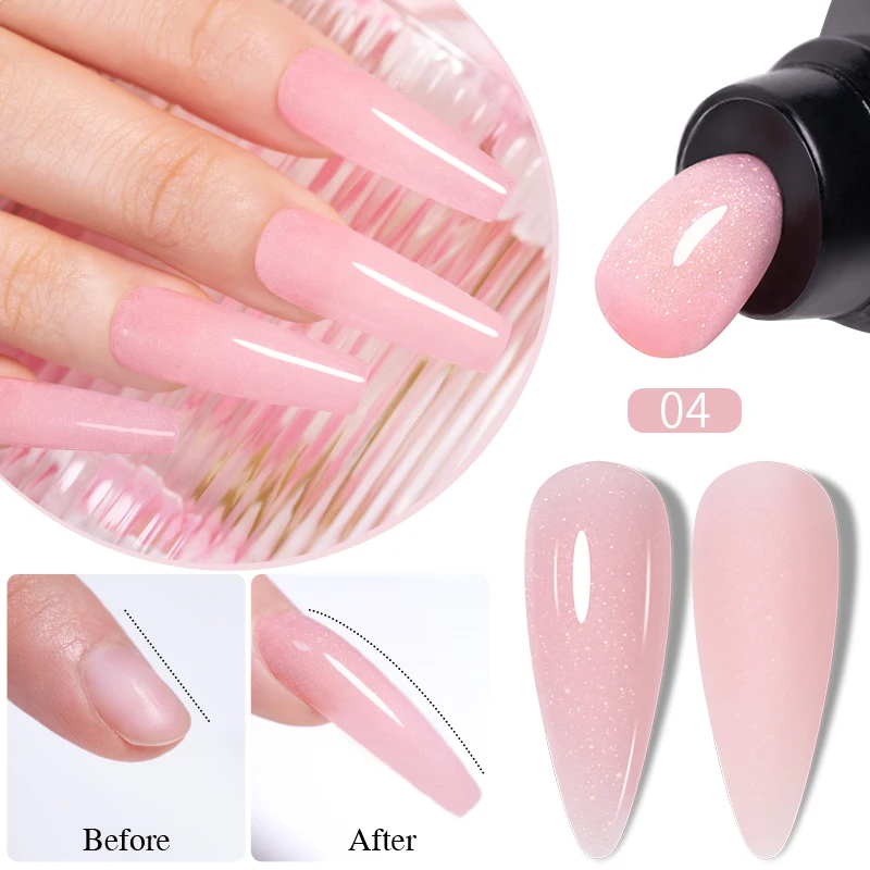 30ML Glitter Poly Nagel Gel He – Polygel Nail Kit Bewertung und Preis