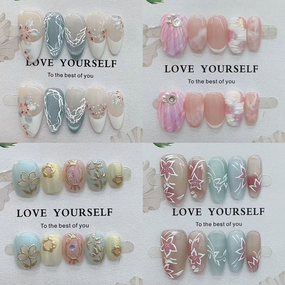 Sanfte, elegante, handgezeichn – Nail Art Elegant Bewertung und Preis