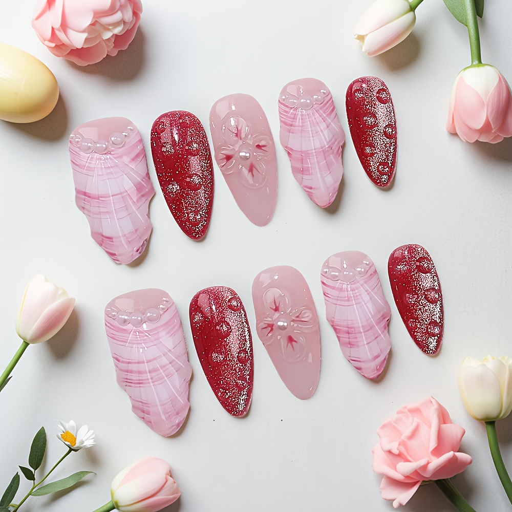 10 Stück Mittellange Mandel-Ha – Nail Art Elegant Bewertung und Preis