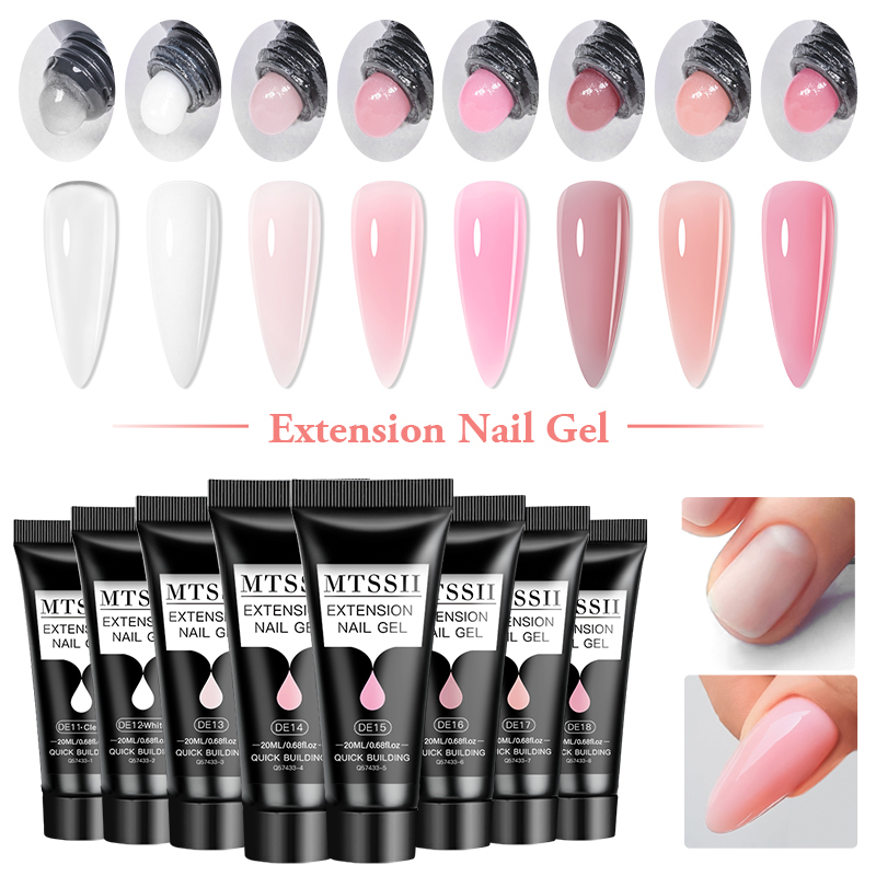 4/6/8 Stück 20ml Poly Nagelver – Polygel Nail Kit Bewertung und Preis