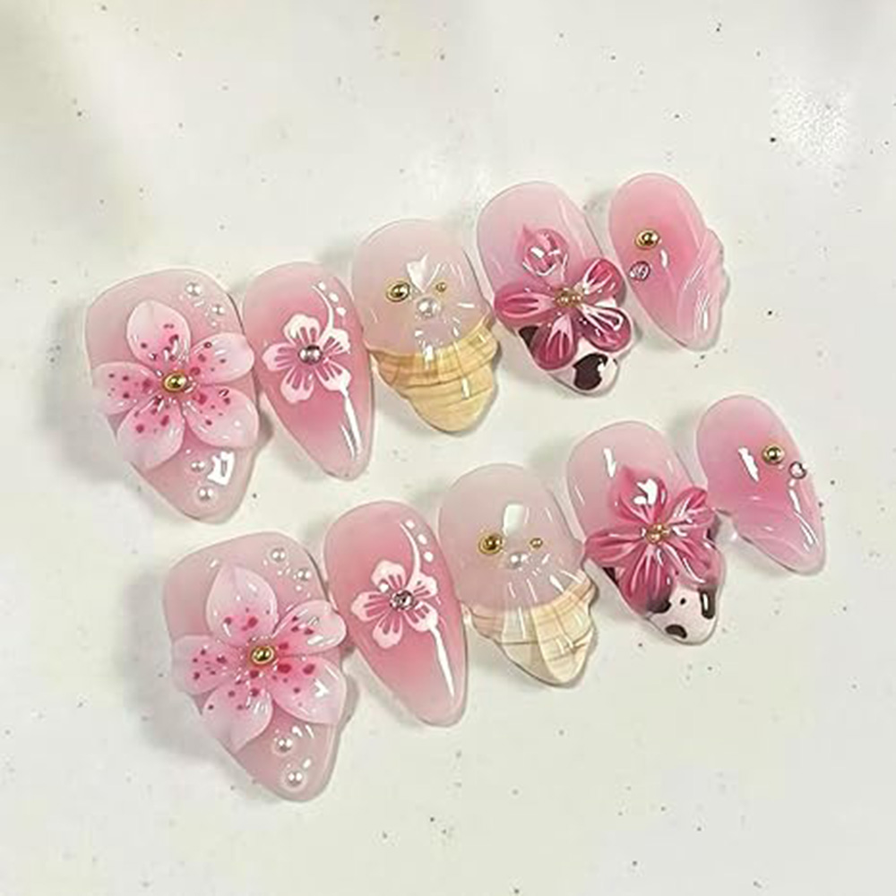 Blumen 3D Nagelkunst Silikonfo – Nail Art Elegant Bewertung und Preis
