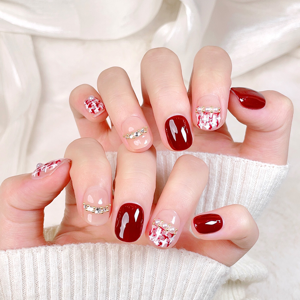10 Stück Kurze Quadratische Ru – Nail Art Elegant Bewertung und Preis