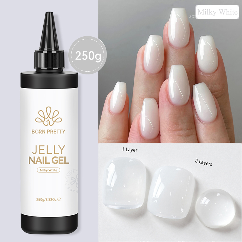 BORN PRETTY 250 g Jelly Milky  – Nail Art Jelly Bewertung und Preis