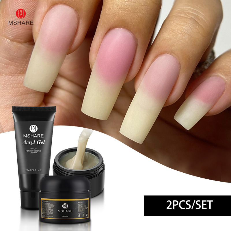 MSHARE 2 teile/satz 30g/60g Na – Polygel Nail Kit Bewertung und Preis