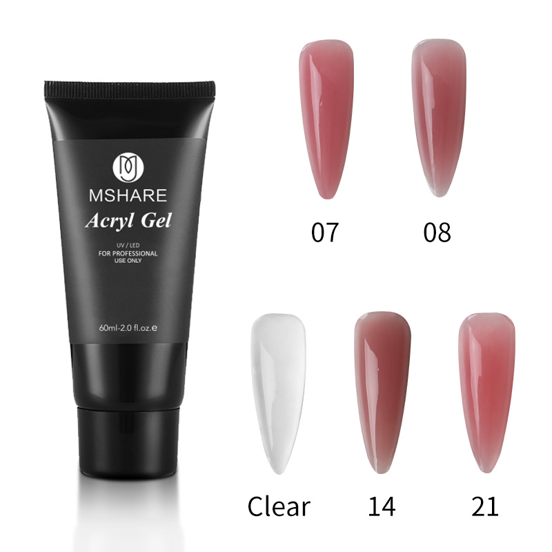 MSHARE 2 teile/satz 30g/60g Na – Polygel Nail Kit Bewertung und Preis