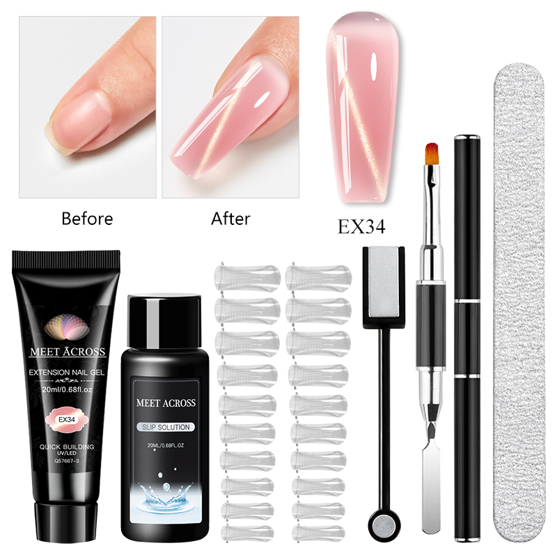 6er-Set 20ml Cat Eye Poly Nage – Polygel Nail Kit Bewertung und Preis