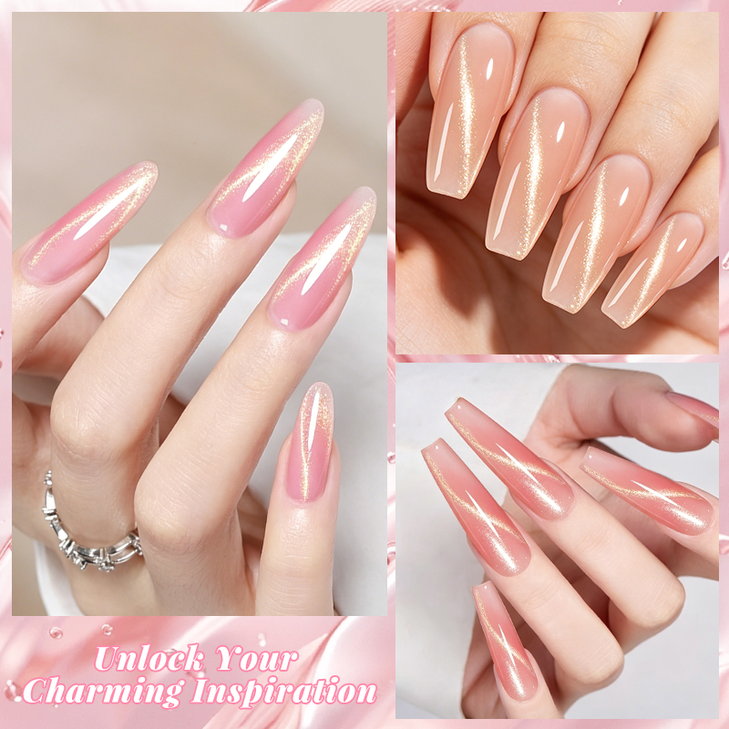 6er-Set 20ml Cat Eye Poly Nage – Polygel Nail Kit Bewertung und Preis